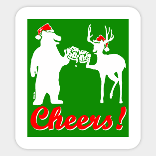 Christmas Cheers ! Sticker